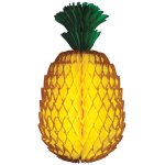 Chaks pftdan, grand ananas en papier de soie alv�ol� jaune 36cm