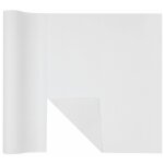 Chemin de table airlaid luxe 40cm x 4m80, blanc (rouleau)