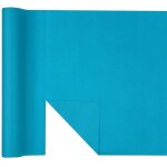 Chemin de table airlaid luxe 40cm x 4m80, bleu aqua (rouleau)