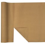 Chemin de table airlaid luxe 40cm x 4m80, naturel kraft (rouleau) Chemin de table airlaid luxe 40cm x 4m80, naturel kraft (rouleau)