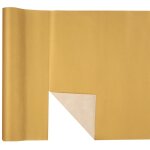 Chemin de table airlaid luxe 40cm x 4m80, satin or (rouleau)