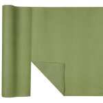Chemin de table airlaid luxe 40cm x 4m80, vert sauge (rouleau)