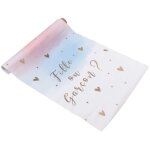 Chemin de table gender reveal fille ou gar�on