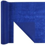 Chemin de table harmony 3 en 1 pr�d�coup� 4m80, bleu roy