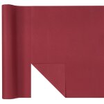 Chemin de table harmony 3 en 1 pr�d�coup� 4m80, bordeaux