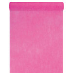 Chemin de table en tissu intiss�, fuchsia