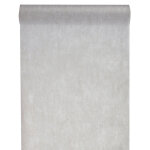 Chemin de table en tissu intiss�, gris