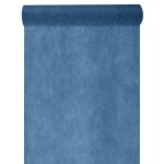 Chemin de table en tissu intiss, marine