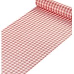 Chemin de table vichy rouge 5m