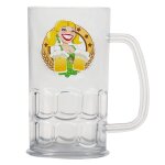 Chope de bière beer party 33cl plastique 14cm Chope de bière beer party 33cl plastique 14cm