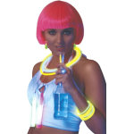 Collier fluo bleu