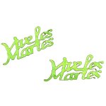 Confettis de table, vive les maries vert menthe