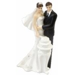 Couple maris coupant le gteau 14cm