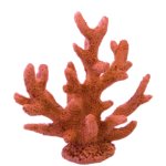 Dcoration corail en rsine verticale 5, 5 cm