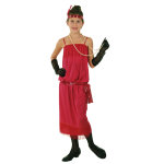 Dguisement charleston rouge 4 - 6 ans