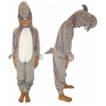 Dguisement peluche dauphin 104cm, 3 - 4 ans
