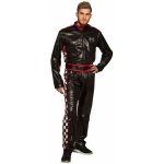 D�guisement pilote de course homme, noir adulte
