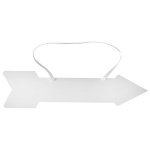 Fl�che signal�tique blanche