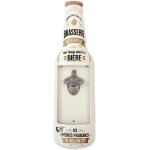 Grand d�capsuleur mural bouteille 45cm en m�tal blanc