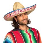 Grand sombrero mexicain original color adulte 52cm
