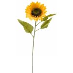 Grand tournesol artificiel 75cm sur tige