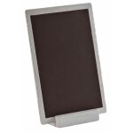 Grande ardoise sur pied 15cm, argent (x1)