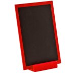 Grande ardoise sur pied 15cm, rouge (x1)