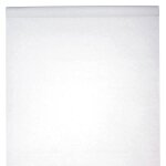 Grande nappe en rouleau intissé fin eco 50 metres blanche Grande nappe en rouleau intissé fin eco 50 metres blanche