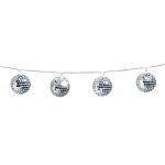 Guirlande led lumineuse boules disco 1m40