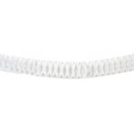 Guirlande zinnia 4m - blanche