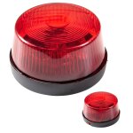Gyrophare clignotant avec sirne, rouge