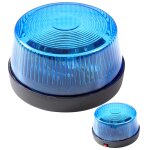 Gyrophare clignotant avec sirne, bleu