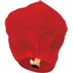 Lanterne volante cleste rouge 1m