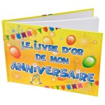 Le livre d'or de mon anniversaire, pop multicolore