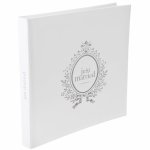 Livre d'or just married, blanc