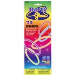 Lot de 25 bracelets fluo multicolores