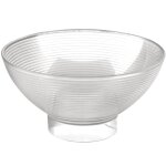 Lot de 6 bols  soupe ou  dessert 25cl, transparent