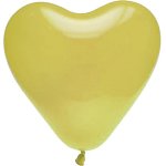 Lot de 8 ballons coeur 35cm, ivoire