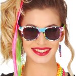 Lunettes multicolores annes 80