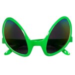 Lunettes plastique alien vertes