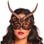 Masque voodoo mama legba avec cornes
