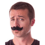 Moustache classy noire