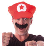 Moustache mario noire