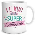 Mug super coll�gue rose