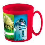 Mug micro - ondable pvc star wars  rouge