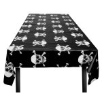 Nappe plastique rectangle ttes de mort
