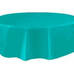 Nappe plastique ronde ø turquoise, ronde Nappe plastique ronde ø turquoise, ronde