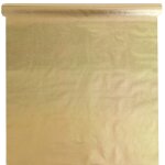 Nappe rouleau harmony intissé métallisée opaque 5m, or brillant Nappe rouleau harmony intissé métallisée opaque 5m, or brillant