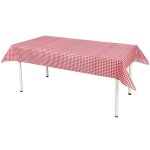 Nappe en rouleau intissé opaque vichy rouge 5 mètres Nappe en rouleau intissé opaque vichy rouge 5 mètres