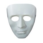 P'tit clown re14252 - masque adulte rigide - visage blanc